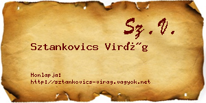 Sztankovics Virág névjegykártya